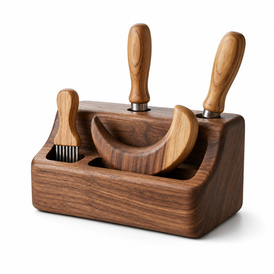 Yenzmam™ Wooden Herb Stripper & Organizer Set
